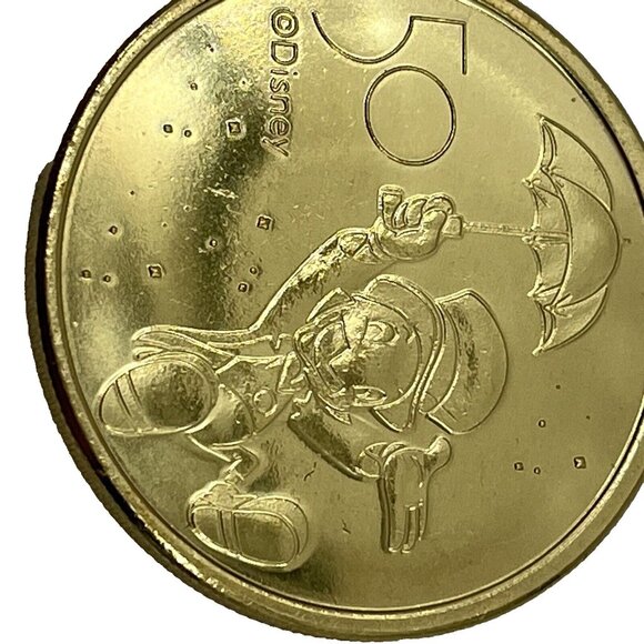NEW JIMINY CRICKET Disney World 50th Anniversary Commemorative Medallion Coin - Picture 3 of 4